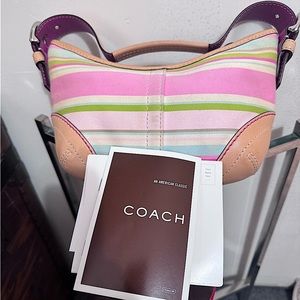 Coach SoHo Stripe Purse